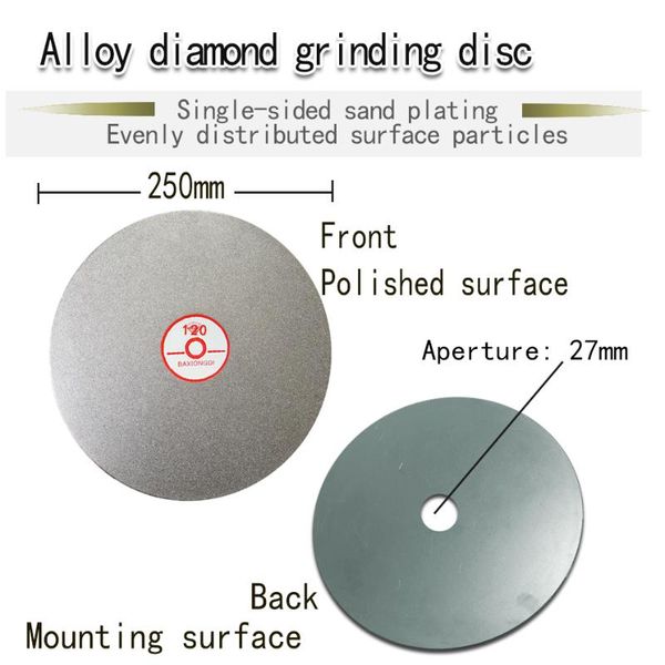 diamond abrasive disc outer diameter 10 "(250mm) aperture 27mm treasure plane plate , jewelry polishing disc sand
diamond abrasive disc outer diameter 10 "(250mm) aperture 27mm treasure plane plate , jewelry polishing disc sand
