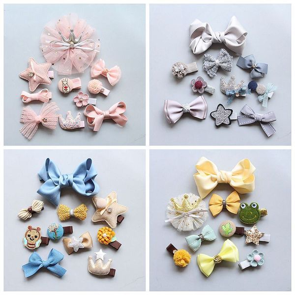 1 gift set cute bowknot princess hairpin girls kids hair clips bows barrette accessories for children clip hairclip headdress, Black;brown
1 gift set cute bowknot princess hairpin girls kids hair clips bows barrette accessories for children clip hairclip headdress, Black;brown