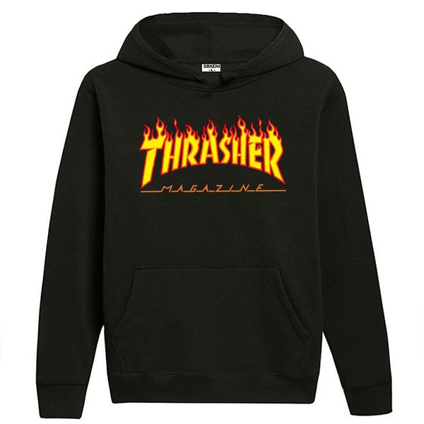 autumn and winter europe and america thrasher flame hoodie fashion loose casual sweatshirt couples hoodie, Black
autumn and winter europe and america thrasher flame hoodie fashion loose casual sweatshirt couples hoodie, Black