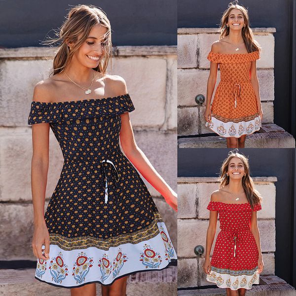 ruffle floral print boho beach mini dress casual women elegant party sundress summer fashion dresses female robe vestidos, Black;gray
ruffle floral print boho beach mini dress casual women elegant party sundress summer fashion dresses female robe vestidos, Black;gray