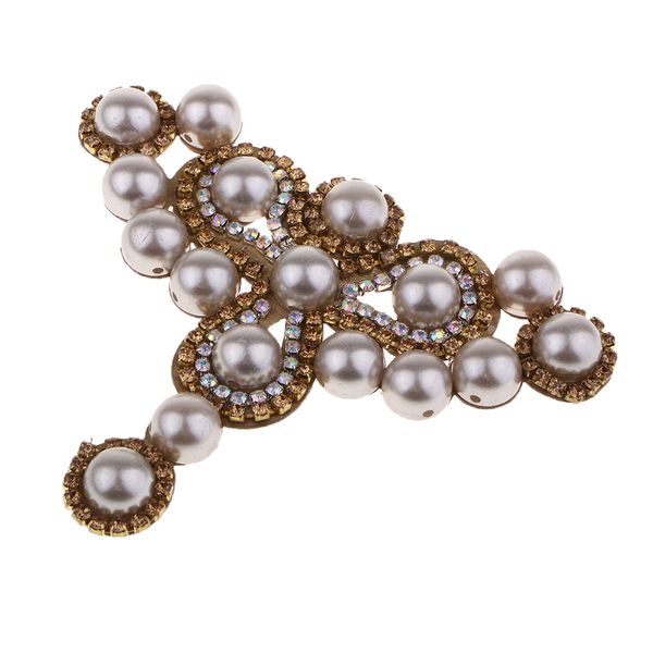 1pcs bridal belt rhinestone applique with pearls for wedding dress decorative bags headbands, Black
1pcs bridal belt rhinestone applique with pearls for wedding dress decorative bags headbands, Black