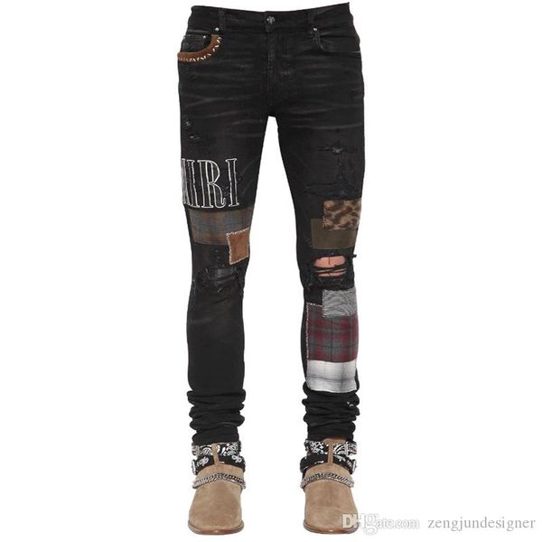 mens new designer patch jeans fashion hip hop summer zipper button homme clothing slim pencil pants casual apparel, Blue
mens new designer patch jeans fashion hip hop summer zipper button homme clothing slim pencil pants casual apparel, Blue
