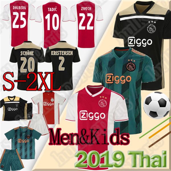 Thai 2019 AJAX home Soccer Jerseys DE JONG away Shirt ajax 19/20 TADIC DE LIGT ZIYECH Men Kids XXS -4XL football jerseys
Thai 2019 AJAX home Soccer Jerseys DE JONG away Shirt ajax 19/20 TADIC DE LIGT ZIYECH Men Kids XXS -4XL football jerseys