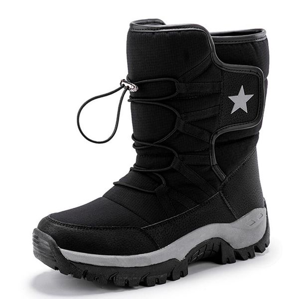 non-slip snow boots warm plush ankle boots winter waterproof men's men motorcycle outdoor sneakers plus size 39-46, Black
non-slip snow boots warm plush ankle boots winter waterproof men's men motorcycle outdoor sneakers plus size 39-46, Black