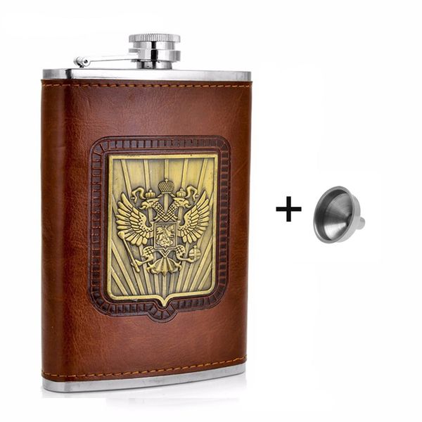 скидка 1pc россия стиль 9oz 304 из нержавеющей стали фляжки коричневой кожи с свободной воронкой другой посудой столовой
скидка 1pc россия стиль 9oz 304 из нержавеющей стали фляжки коричневой кожи с свободной воронкой другой посудой столовой