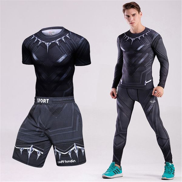 black panther t shirt bjj boxing jersey sports suit men's rashguard boxing jiu jitsu kickboxing muay thai shorts tights, Black;red
black panther t shirt bjj boxing jersey sports suit men's rashguard boxing jiu jitsu kickboxing muay thai shorts tights, Black;red