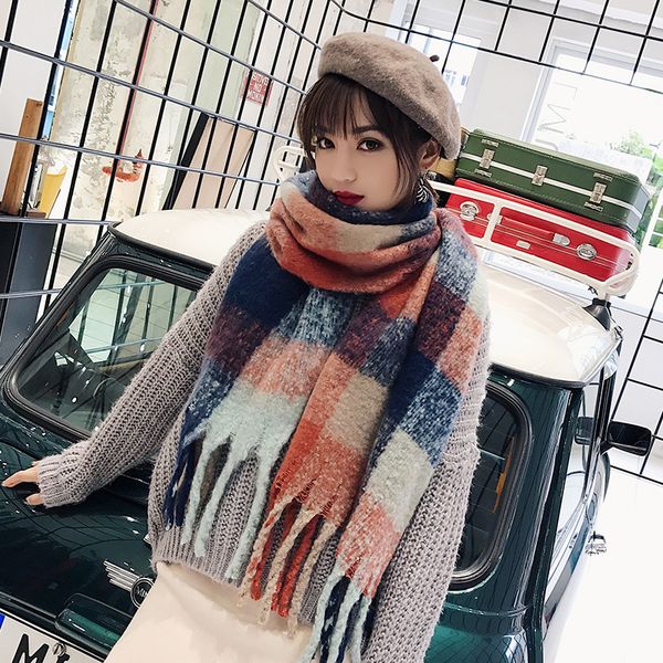 2018 winter scarf women's soft cashmere wool scarf women's wool poncho echarpes winter hat gloves set, Blue;gray
2018 winter scarf women's soft cashmere wool scarf women's wool poncho echarpes winter hat gloves set, Blue;gray