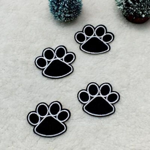 cute black footprint dog paw patch iron on embroidered patches stickers for kid t shirt coat hat shoes 4.2x5.1cm
cute black footprint dog paw patch iron on embroidered patches stickers for kid t shirt coat hat shoes 4.2x5.1cm