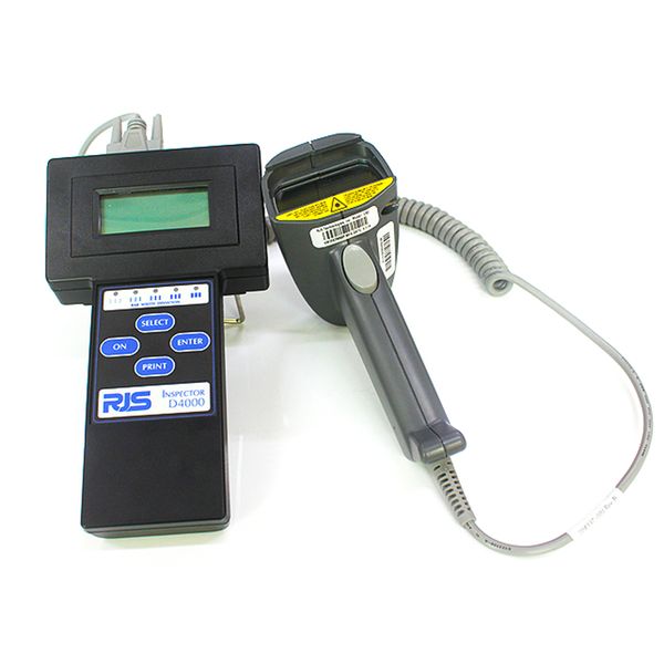 

rjs d4000l d4000 laser reader cr2 scanner handheld 1d barcode verifier inspector d4000 with laser scanning head
