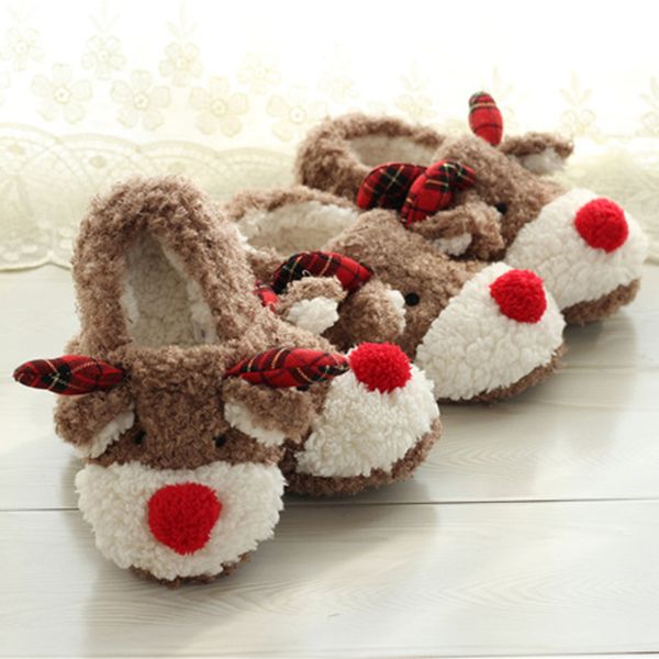 winter womens plush warm slippers cute deer plush shoes non-slip home indoor slipper c55, Black
winter womens plush warm slippers cute deer plush shoes non-slip home indoor slipper c55, Black