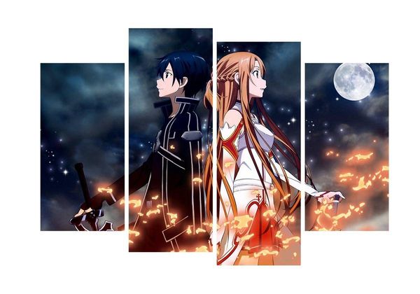 4pcs/set unframed sword art online anime poster print on canvas wall art picture for home and living room decor
4pcs/set unframed sword art online anime poster print on canvas wall art picture for home and living room decor