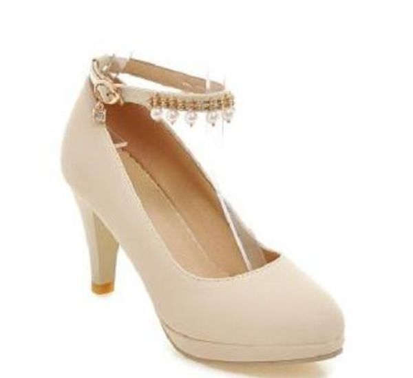women's shoes in spring and autumn high fine heel round head waterproof table @676, Black
women's shoes in spring and autumn high fine heel round head waterproof table @676, Black
