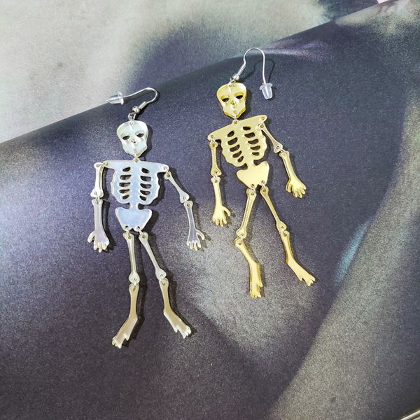 skeleton earrings european and american exaggeration halloween japan and south korea skeleton earrings tassel long fashion, Silver
skeleton earrings european and american exaggeration halloween japan and south korea skeleton earrings tassel long fashion, Silver