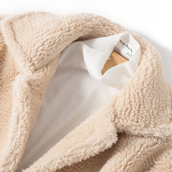 coat woolen female spring autumn winter 2020 new short coats lamb fur plus size casual thick jacket women beige clothes lady s, Black
coat woolen female spring autumn winter 2020 new short coats lamb fur plus size casual thick jacket women beige clothes lady s, Black