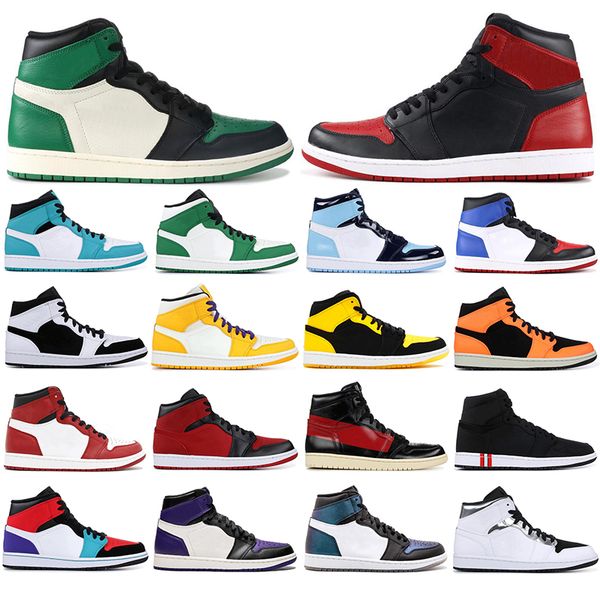 with socks new 1 high basketball shoes spiderman banned homage to home 1s mens trainers breathable men sport sneakers size 40-46
with socks new 1 high basketball shoes spiderman banned homage to home 1s mens trainers breathable men sport sneakers size 40-46
