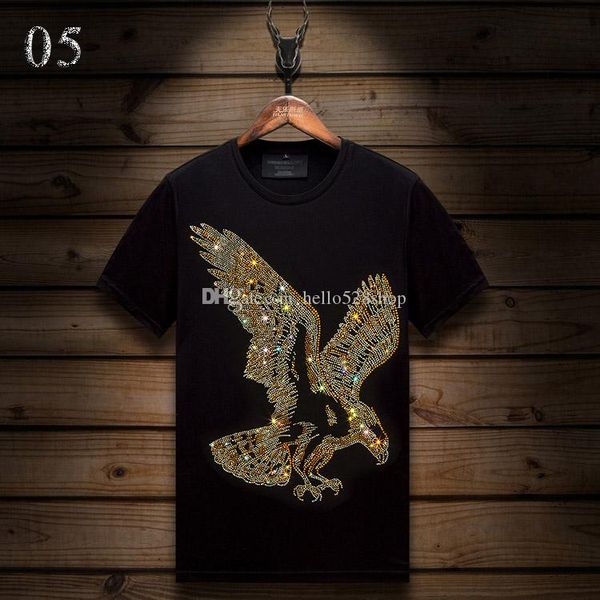 summer casual mens designer t shirts short-sleeved rhinestone slim crew neck tee mercerized cotton, White;black
summer casual mens designer t shirts short-sleeved rhinestone slim crew neck tee mercerized cotton, White;black