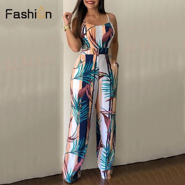 women's jumpsuits & rompers women spaghetti strap leaf print wide leg bodycon jumpsuit sleeveless streetwear bohemain style bodysuit, Black;white
women's jumpsuits & rompers women spaghetti strap leaf print wide leg bodycon jumpsuit sleeveless streetwear bohemain style bodysuit, Black;white