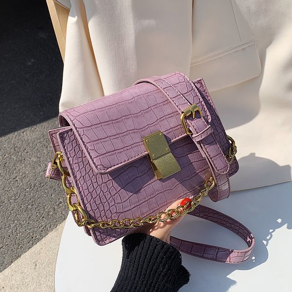 crocodile pattern purple pu leather crossbody bags for women 2020 summer chain small shoulder handbags female quality totes
crocodile pattern purple pu leather crossbody bags for women 2020 summer chain small shoulder handbags female quality totes