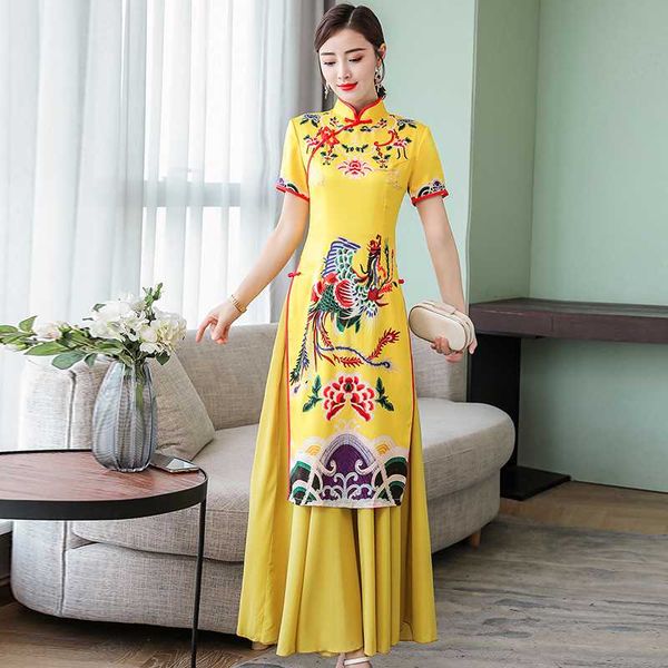 2019 woman aodai vietnam traditional clothing ao dai vietnamese traditionally dress traditional asian dress phoenix, Red
2019 woman aodai vietnam traditional clothing ao dai vietnamese traditionally dress traditional asian dress phoenix, Red