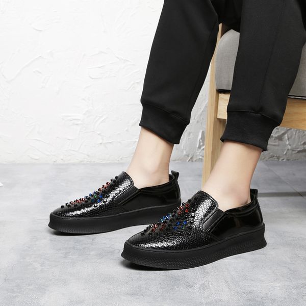 casual shoes 2019 new men's korean version of the outdoor wild trend set foot lazy shoes casual large size men's 164, Black
casual shoes 2019 new men's korean version of the outdoor wild trend set foot lazy shoes casual large size men's 164, Black