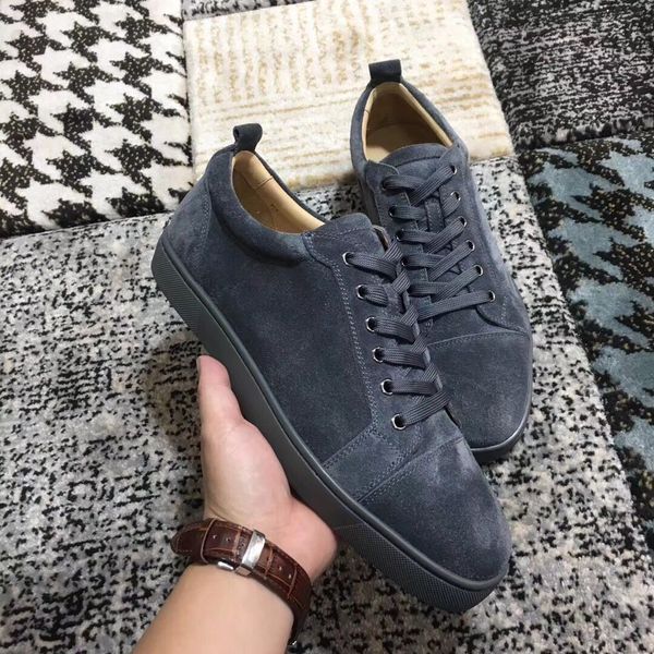 High Quality Red Bottom For Women,Men Low Top + Grey Suede Leather Junior Sneakers Shoes Luxury Designer Red Sole Walking
High Quality Red Bottom For Women,Men Low Top + Grey Suede Leather Junior Sneakers Shoes Luxury Designer Red Sole Walking