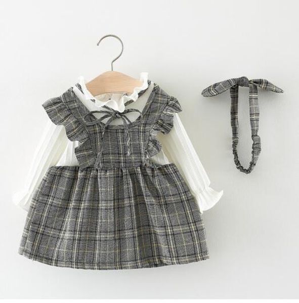 explosion models 2019 female children's long-sleeved dress plaid baby dresses baby spring princess skirt, Red;yellow
explosion models 2019 female children's long-sleeved dress plaid baby dresses baby spring princess skirt, Red;yellow