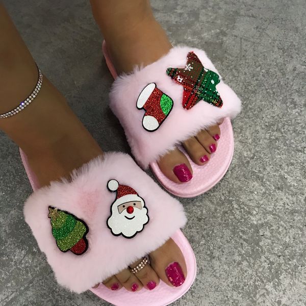 2019 womens fur slippers winter shoes big size home slippers plush pantufa women indoor warm fluffy terlik cotton shoes drop, Black
2019 womens fur slippers winter shoes big size home slippers plush pantufa women indoor warm fluffy terlik cotton shoes drop, Black