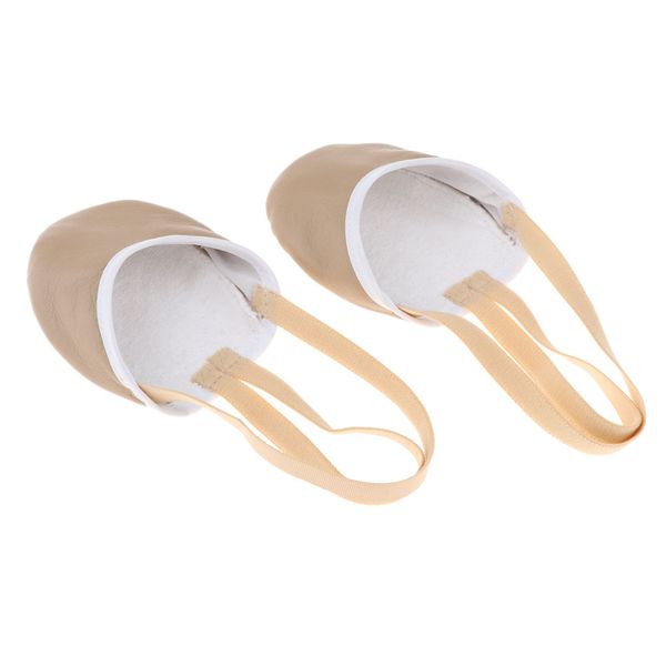 professional women girls rhythmic gymnastics ballet dance half sole toe shoes, Brown;gray
professional women girls rhythmic gymnastics ballet dance half sole toe shoes, Brown;gray
