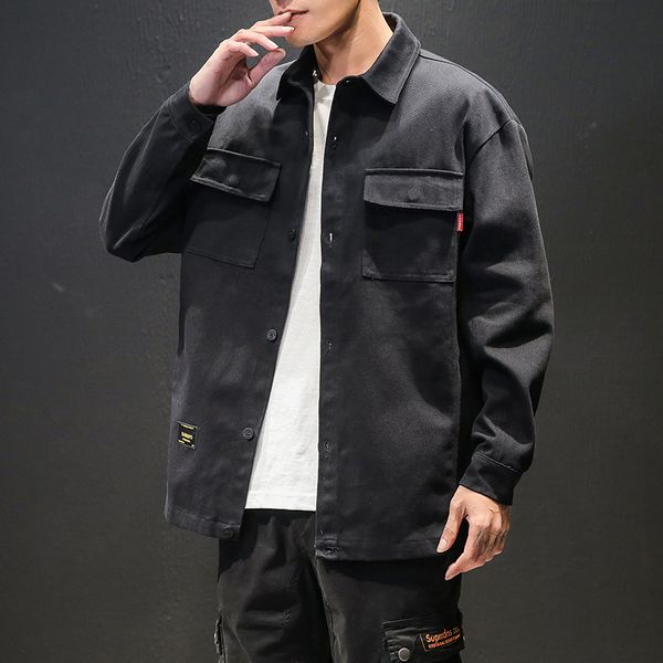 m-5xl mens jackets and coats streetwear bomber jacket men windbreaker fashions clothes 2019 autumn cargo loose, Black;brown
m-5xl mens jackets and coats streetwear bomber jacket men windbreaker fashions clothes 2019 autumn cargo loose, Black;brown