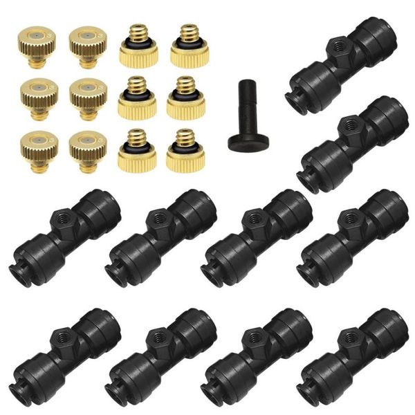 f039 misting system for outdoor cooling-12pcs mist nozzle(2pcs for standby)+10pcs mist nozzle seat +1pcs end plug
f039 misting system for outdoor cooling-12pcs mist nozzle(2pcs for standby)+10pcs mist nozzle seat +1pcs end plug