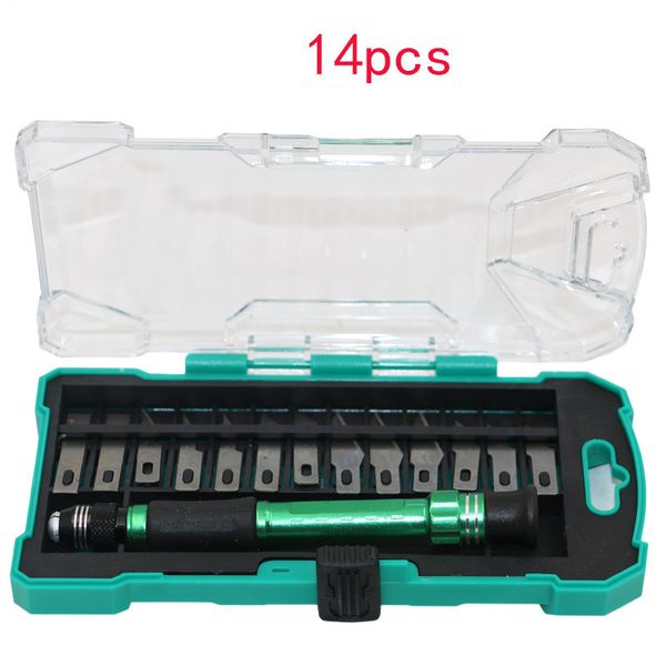 14pcs/set carving knife set multi-purpose pc hobby knife chisel woodworking hand tools 13pcs blades
14pcs/set carving knife set multi-purpose pc hobby knife chisel woodworking hand tools 13pcs blades