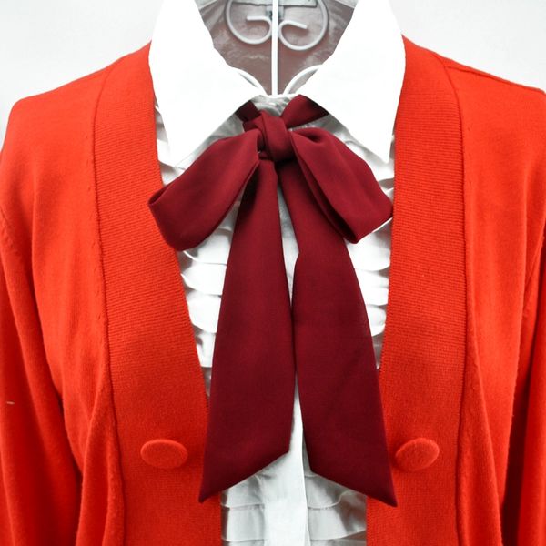 bow tie womens lace-up new korean version of the british college wind polka dot solid color chiffon hand ribbon fashion bow, Black;gray
bow tie womens lace-up new korean version of the british college wind polka dot solid color chiffon hand ribbon fashion bow, Black;gray