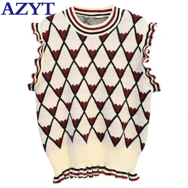 azyt women knit pullover vest fashion wave cut loose outdoor sleeveless 2020 new knit vest jacket for women, Black;white
azyt women knit pullover vest fashion wave cut loose outdoor sleeveless 2020 new knit vest jacket for women, Black;white