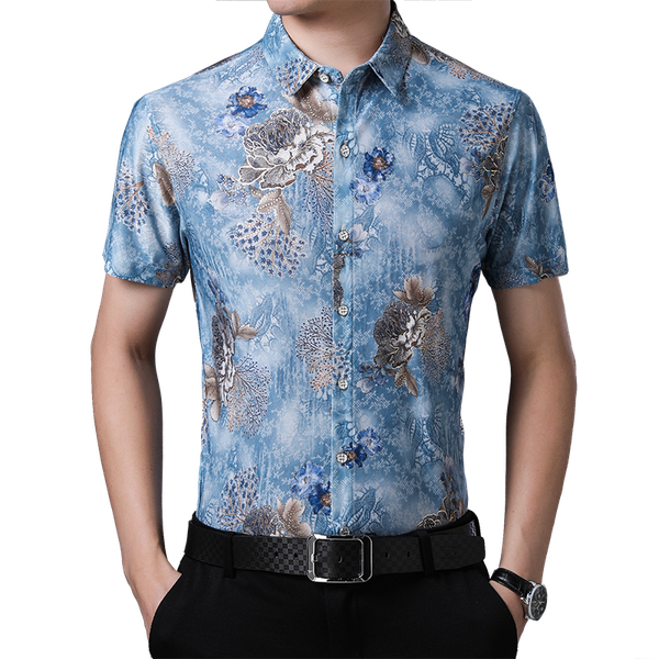new arrival 2020 male shirt summer floral clothes short sleeve man fashion printing dress shirt ing, White;black
new arrival 2020 male shirt summer floral clothes short sleeve man fashion printing dress shirt ing, White;black