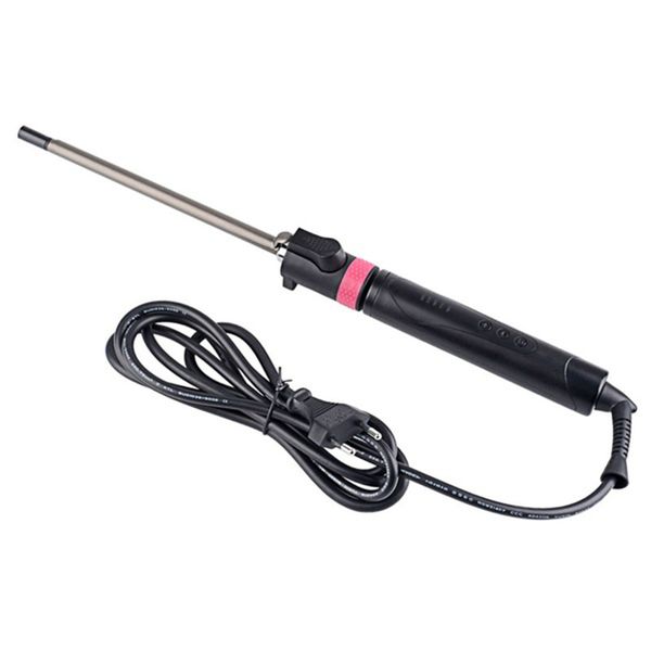 9mm titanium hair curler curling wand iron rotatable hair styler wet&dry tongs curly hair styling tools temperature adust(eu p
9mm titanium hair curler curling wand iron rotatable hair styler wet&dry tongs curly hair styling tools temperature adust(eu p