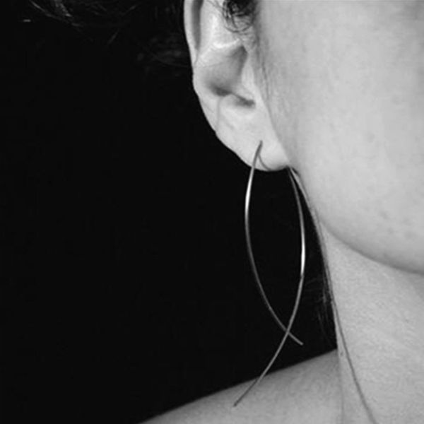 simplicity earrings fish copper wire earring for women boucle d'oreille punk cross long hp earrings female oorbellen e019, Silver
simplicity earrings fish copper wire earring for women boucle d'oreille punk cross long hp earrings female oorbellen e019, Silver
