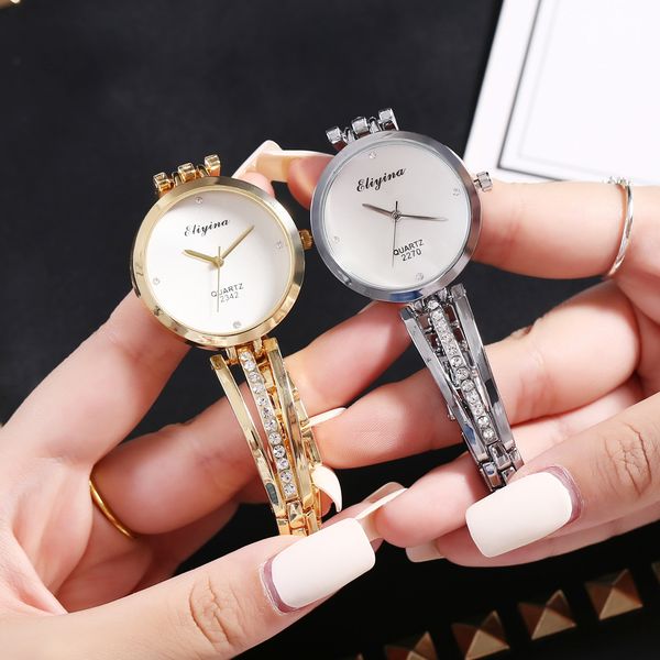 korean fashion diamond-inlaid alloy steel band leisure watch compact small dial all-round women's performance wholesale time, Slivery;brown
korean fashion diamond-inlaid alloy steel band leisure watch compact small dial all-round women's performance wholesale time, Slivery;brown