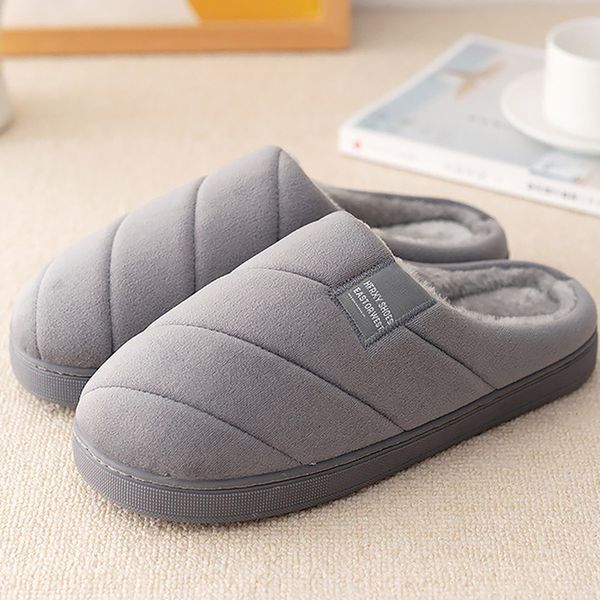 slippers home plush warm men massage slippers plus size 45-47 striped flock winter house men platform non slip couples, Black
slippers home plush warm men massage slippers plus size 45-47 striped flock winter house men platform non slip couples, Black