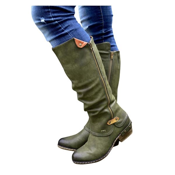 women's fashion boots western-style cowboy riding boots casual knee knee high botas altas#15, Black
women's fashion boots western-style cowboy riding boots casual knee knee high botas altas#15, Black