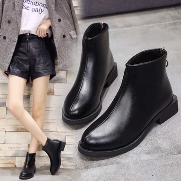 szsgcn428-2019 new back zipper black ankle boots for women warm insole women boots low heel autumn/winter shoes
szsgcn428-2019 new back zipper black ankle boots for women warm insole women boots low heel autumn/winter shoes