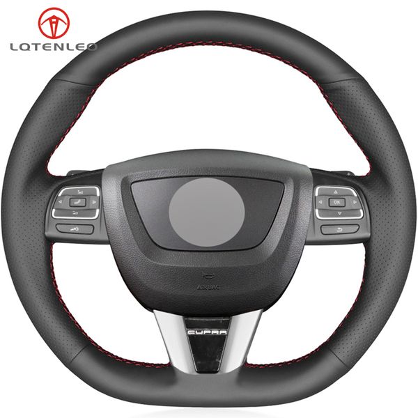 lqtenleo black artificial leather steering wheel cover for seat leon altea leon cupra 2008-2012 toledo 2012-2014 alhambra 2010
lqtenleo black artificial leather steering wheel cover for seat leon altea leon cupra 2008-2012 toledo 2012-2014 alhambra 2010