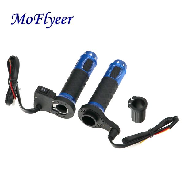 moflyeer motorcycle 12v electric heated grips motorbike grip atv scooter 22mm 7/8" handlebar hand warmer aluminum
moflyeer motorcycle 12v electric heated grips motorbike grip atv scooter 22mm 7/8" handlebar hand warmer aluminum