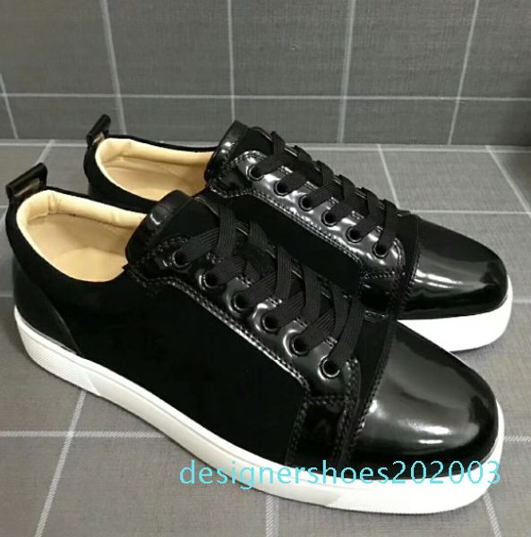 designer shoes for man women red bottoms junior spikes flat sneakers genuine leather fashion paris dress shoes with box 35-46 d3, Black
designer shoes for man women red bottoms junior spikes flat sneakers genuine leather fashion paris dress shoes with box 35-46 d3, Black