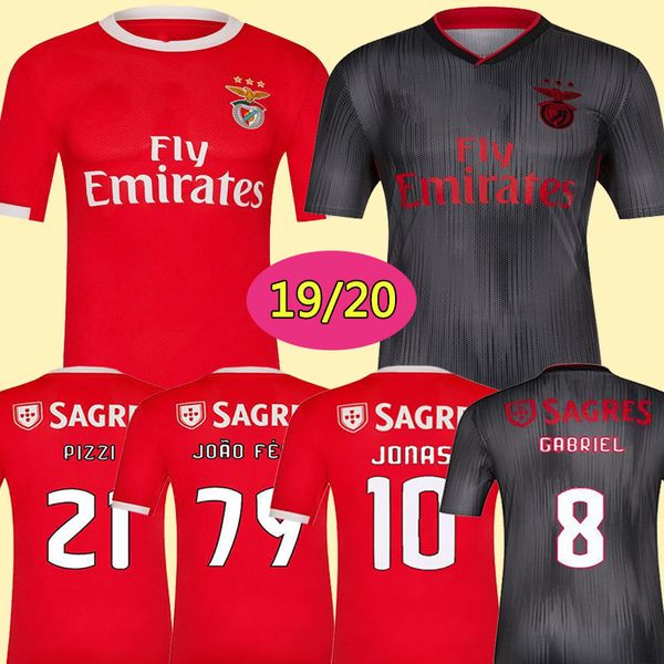 

Thai Benfica JONAS JOAO FELIX Soccer Jerseys MEN New PIZZI SEFEROVIC SALVIO GABRIEL Home Away Shirts JARDEL camisa de futebol Uniforms 19 20