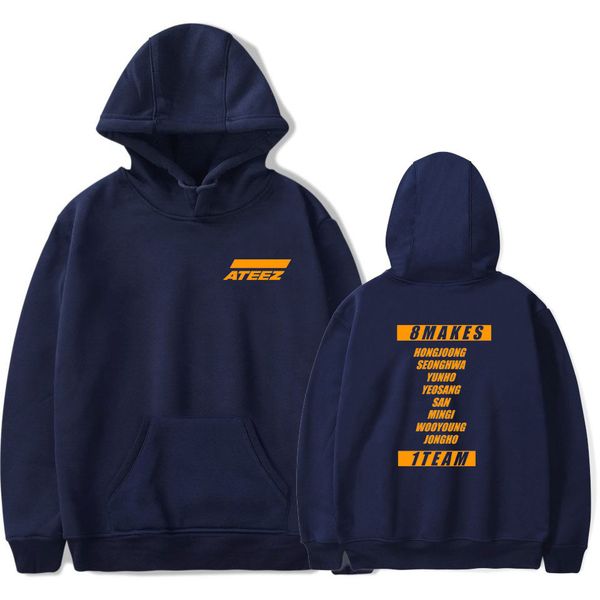 ateez letter printing hoodies sweatshirts fashion male female spring autumn leisure wild simple leisure hip hop clothes dropship, Black
ateez letter printing hoodies sweatshirts fashion male female spring autumn leisure wild simple leisure hip hop clothes dropship, Black