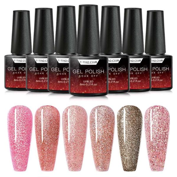 t-tiao club 6ml uv gel nail polish rose gold glitter sequins soak off gel varnish colorful polish diy nail art lacquer, Red;pink
t-tiao club 6ml uv gel nail polish rose gold glitter sequins soak off gel varnish colorful polish diy nail art lacquer, Red;pink