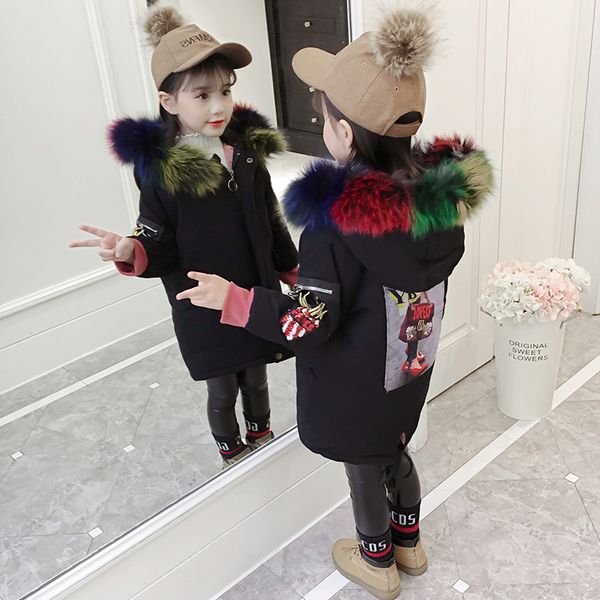 2019 new children's hooded warm coat children's long embroidered jacket kids cotton wool outwear boy girl zipper jacket 18n1126, Blue;gray
2019 new children's hooded warm coat children's long embroidered jacket kids cotton wool outwear boy girl zipper jacket 18n1126, Blue;gray