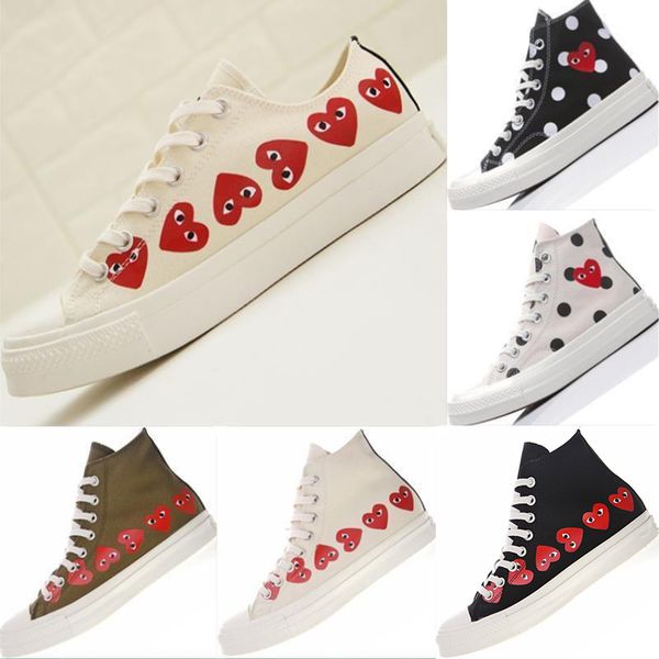 1970s play chunk taylor 70 hi casual canvas shoes 70s wave point rainbow smile face skateboard high white men women sneaker, White;red
1970s play chunk taylor 70 hi casual canvas shoes 70s wave point rainbow smile face skateboard high white men women sneaker, White;red