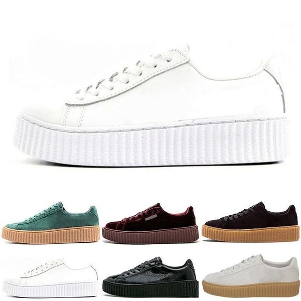 fenty creeper rihanna women basket platform casual shoes velvet cracked leather suede mens black white red green casual sneakers
fenty creeper rihanna women basket platform casual shoes velvet cracked leather suede mens black white red green casual sneakers