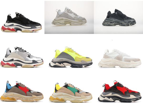 with mens and womens casual shoes triple s silver suede white yellow green brand designer trainers 35-45
with mens and womens casual shoes triple s silver suede white yellow green brand designer trainers 35-45